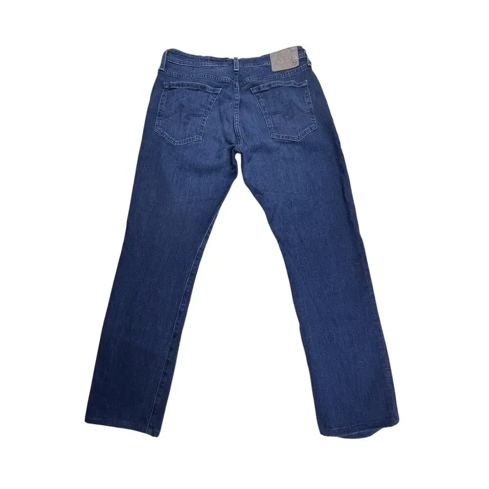 AG Adriano Goldschmied The Graduate Tailored Leg Dark Wash Mens Jeans 34X30 - Picture 6 of 12